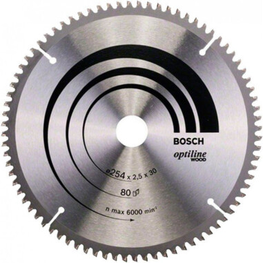 Bosch 2608640437 Пильні диски 254Х30 80 GCM 10