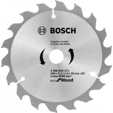 Bosch 2608644372 Пильний диск ECO WO 160x20 / 16-18T