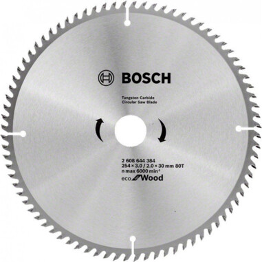 Bosch 2608644384 Пильний диск ECO WO 254x30-80T