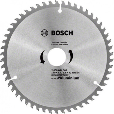 Bosch 2608644389 Пильний диск ECO ALU / Multi 190x30-54T