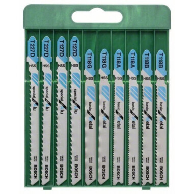 Bosch 2609256745 10 пилок лобз. SET T-ХВ.