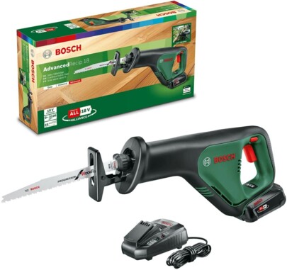 Акумуляторна шабельна пила Bosch AdvancedRecip 18 з акб PBA 18V 2.5Ah W-B та ЗП AL 1830 CV (06033B2403)