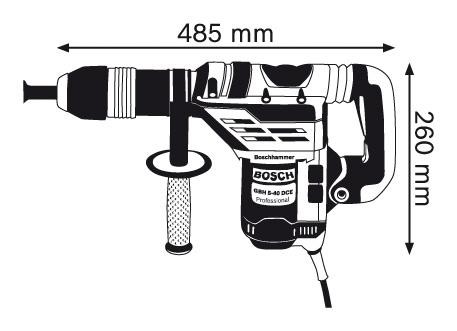 Перфоратор Bosch GBH 5-40 DCE (0611264000) фото 4