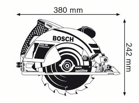 Ручна дискова пилка (циркулярка ручна) Bosch GKS 190 (0601623000) фото 5