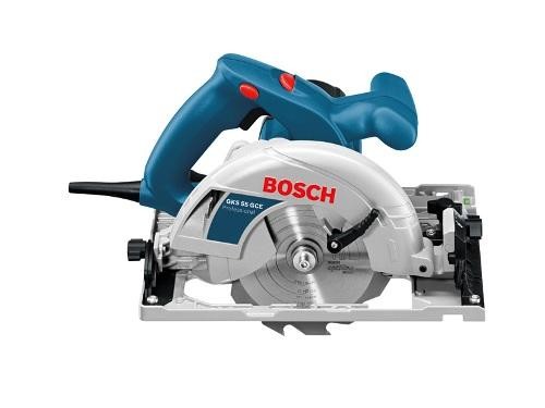 Ручна дискова пилка (циркулярка ручна) Bosch GKS 55+ GCE (картон) (0601682100) фото 2
