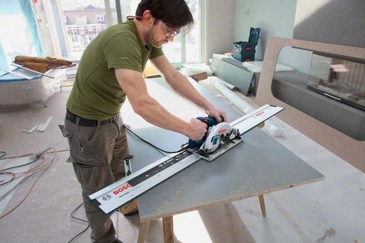 Ручна дискова пилка (циркулярка ручна) Bosch GKS 55+ GCE (картон) (0601682100) фото 5
