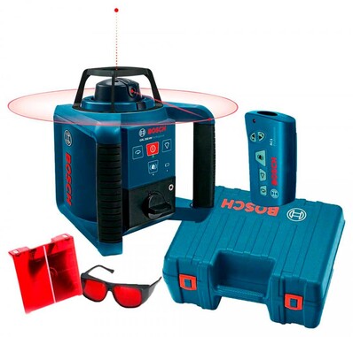 Лазерний ротаційний нівелір Bosch GRL 250 HV (0601061600)