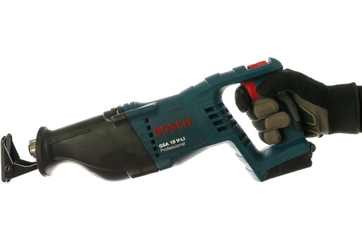 Ножівка акумуляторна Bosch GSA 18 V-LI, акб GBA 18V 4 Ah (0615990L6H) фото 2