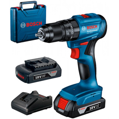Акумуляторний ударний дриль-шуруповерт безщітковий Bosch GSB 185-LI Professional (06019K3100)
