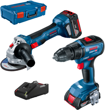 Шуруповерт Bosch GSR 18V-50 + Болгарка Bosch GWS 180-LI (0615990M47)