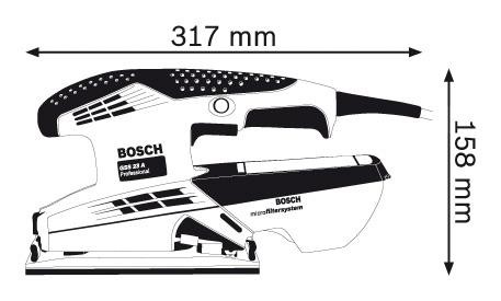 Віброшліфмашина Bosch GSS 23 A (0601070400) фото 4
