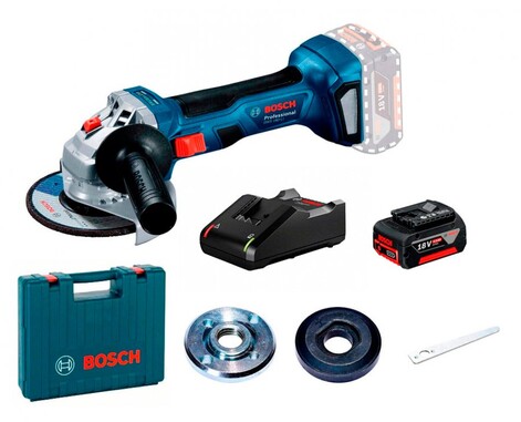 Акумуляторна кутова шліфувальна машина Bosch GWS 180-LI (06019H9025)