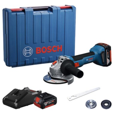 Акумуляторна болгарка Bosch GWS 18V-8 Professional, 1 акб GBA 18V 4.0Ah та з/п GAL 18V-40 у кейсі (06019N9021)