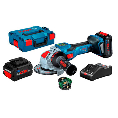 Болгарка акумуляторна (кутова шліфувальна машина) Bosch GWX 18V-15 SC (06019H6501)