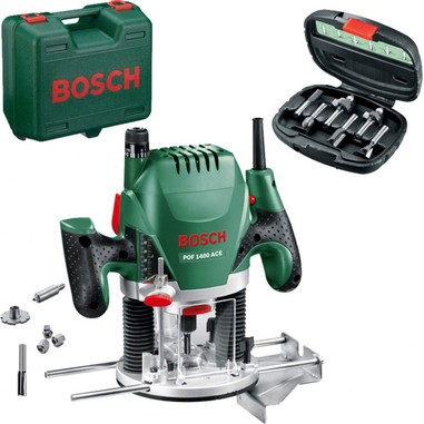Фрезер Bosch POF 1400 ACE + набір фрез 6 шт (060326C801)