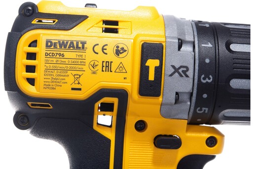 Ударний дриль-шуруповерт DeWALT DCD796NT фото 4