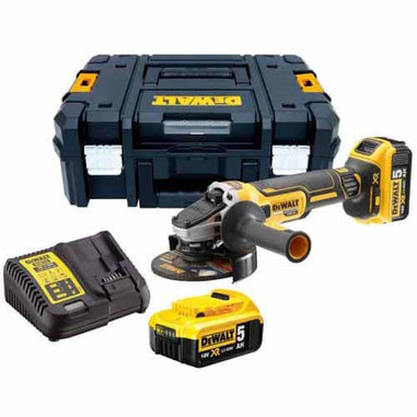 Акумуляторна болгарка кутова шліфувальна машина DeWALT DCG405P2