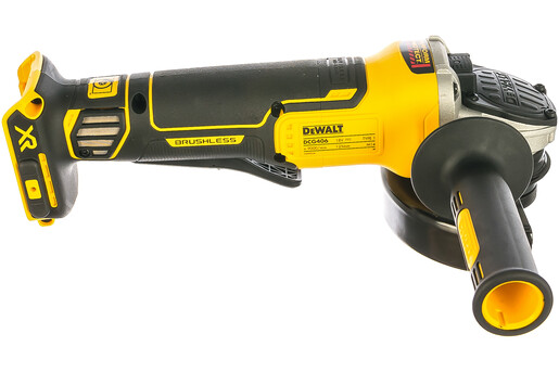 Акумуляторна кутова шліфувальна машина DeWALT DCG406N фото 2
