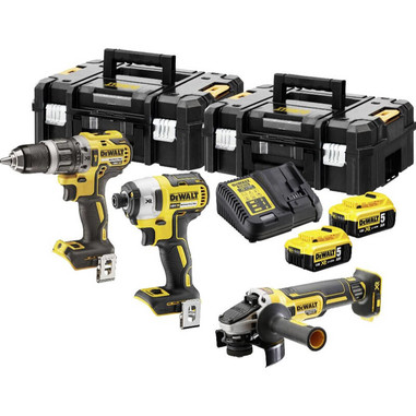 Набір акумуляторних інструментів безщіткових DeWALT DCK384P2T