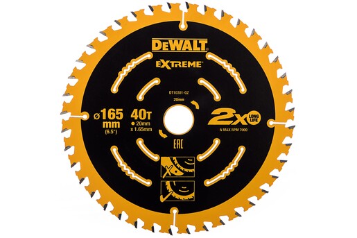 Диск пильний DeWALT DT10301 фото 2