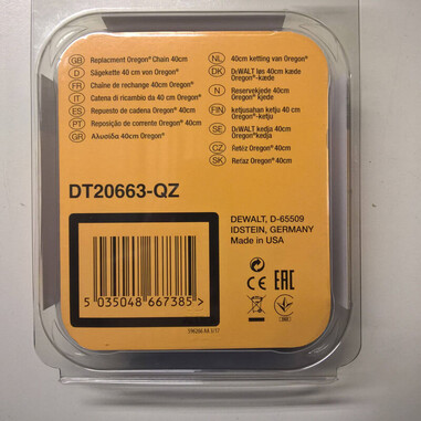 Ланцюг DeWALT DT20663 фото 3