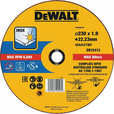 Коло відрізне DeWALT DT43909