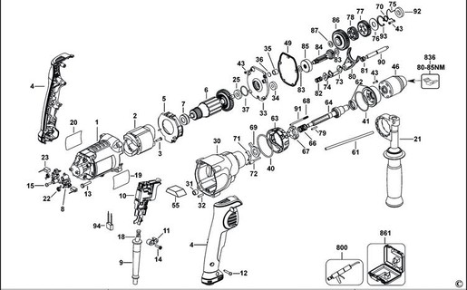 Дриль ударний DeWalt DWD522KS фото 4