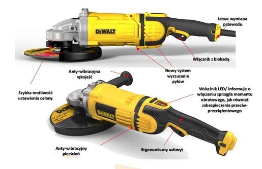 Кутова шліфувальна машина DeWalt DWE4579 фото 3