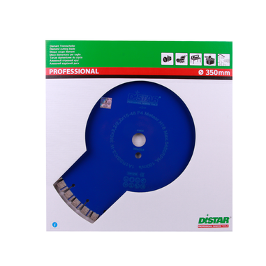Коло алмазне відрізне DiStar 1A1RSS/C3-W 350x3,2/2,2x15x25,4-48 F4 Meteor H15 (12385055025) фото 4