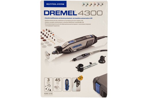 Багатофункціональний інструмент Гравер Dremel 4300-3/45 (F0134300JD) фото 5