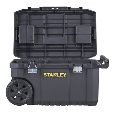 Скринька великого об'єму ESSENTIAL CHEST, розміри 665x404x344 мм, з колесами STANLEY STST1-80150 фото 3