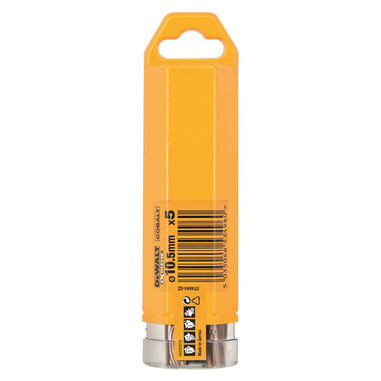 Свердло по металу EXTREME2 кобальтове HSS-CO 10.5x133x84 мм упаковка 5 штук DeWALT DT4944