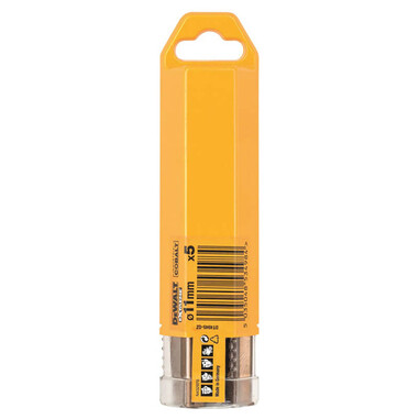 Свердло по металу EXTREME2 кобальтове HSS-CO 11x142x91 мм упаковка 5 штук DeWALT DT4945