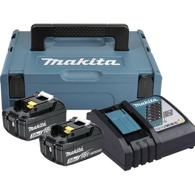 Акумулятори Makita 197952-5 зарядний пристрій DC18RC + BL1830B х2 + Makpac 1