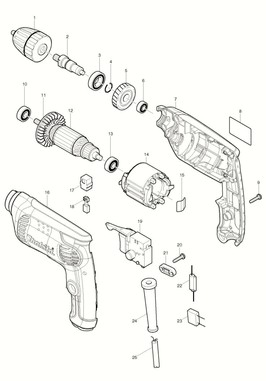 Дриль Makita 6413 фото 5