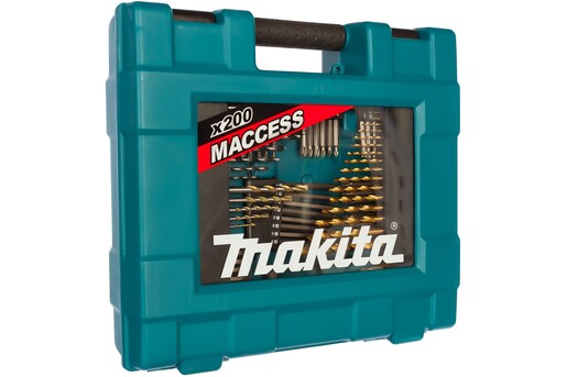 Набір свердл та біт Makita 200 шт (D-37194) фото 5