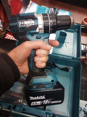 Акумуляторний ударний безщітковий шуруповерт Makita DHP484RTE фото 5
