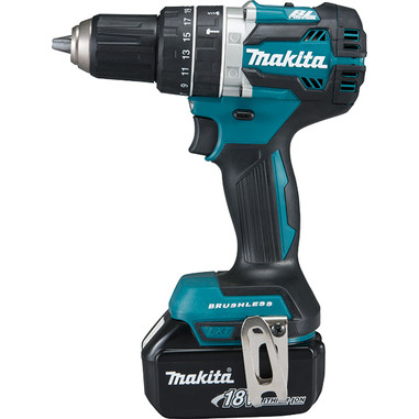 Акумуляторний ударний безщітковий шуруповерт Makita DHP484RTE
