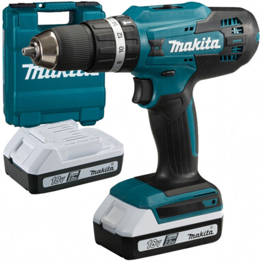 Акумуляторний дриль-шурупокрут з ударом Makita HP488D006