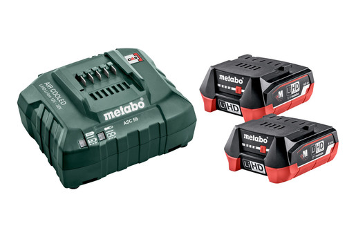 Комплект акумуляторних батарей Metabo 2x4 Ач 12 В LiHD (685301000)