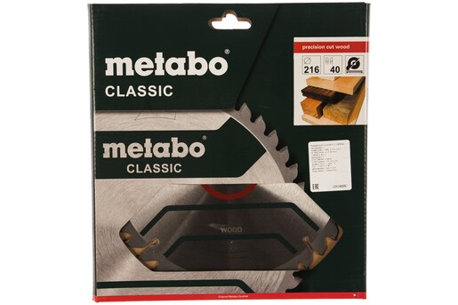 Пиляльний диск Metabo HW/CT 216x30, 40 WZ 5°neg - Classic (628060000) фото 4