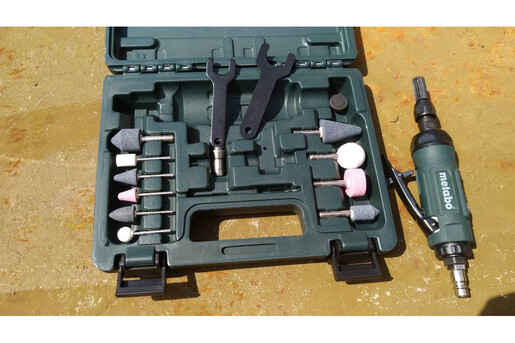 Пневмо-прямошліфувальна машина Metabo DG 25 SET (набір) (604116500) фото 5