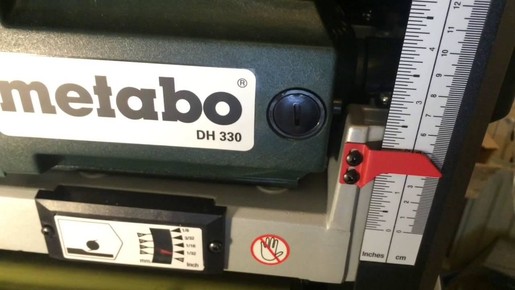 Рейсмусовий верстат Metabo DH 330 (0200033000) фото 4