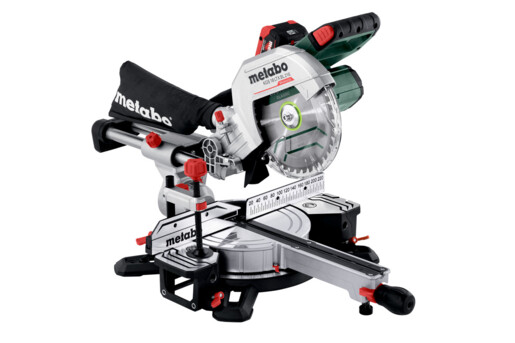 Акумуляторна торцювальна пила Metabo KGS 18 LTX BL 216 LiHD 2x8.0 Аг (614216810)