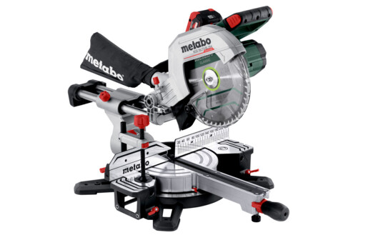 Акумуляторна торцювальна пила Metabo KGS 18 LTX BL 254 LiHD 2x8.0 Аг (614254810)