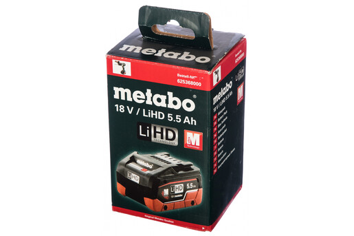 Акумуляторна батарея Metabo LiHD 18 В/5.5 Ач (625368000) фото 3