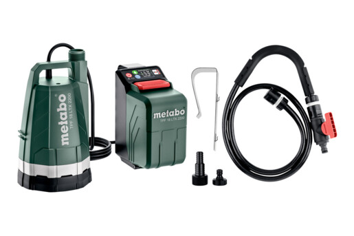 Акумуляторний занурювальний насос Metabo TPF 18 LTX 2200 каркас (601729850)