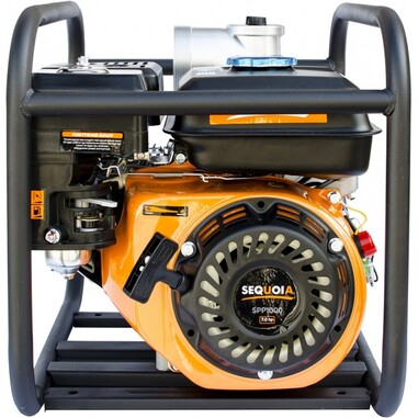 Мотопомпа бензинова для чистої та брудної води SEQUOIA SPP1100D фото 2