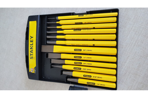Набір із дванадцяти борідків та зубил слюсарних STANLEY 4-18-299 фото 5