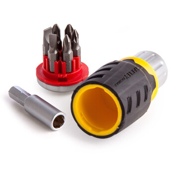 Викрутка - набір Stubby, реверсивна, із шістьма змінними бітами STANLEY FMHT0-62688 фото 3